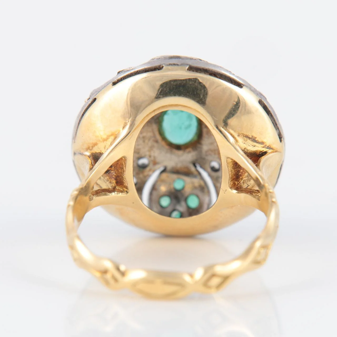 Emerald and diamond ring - Image 6