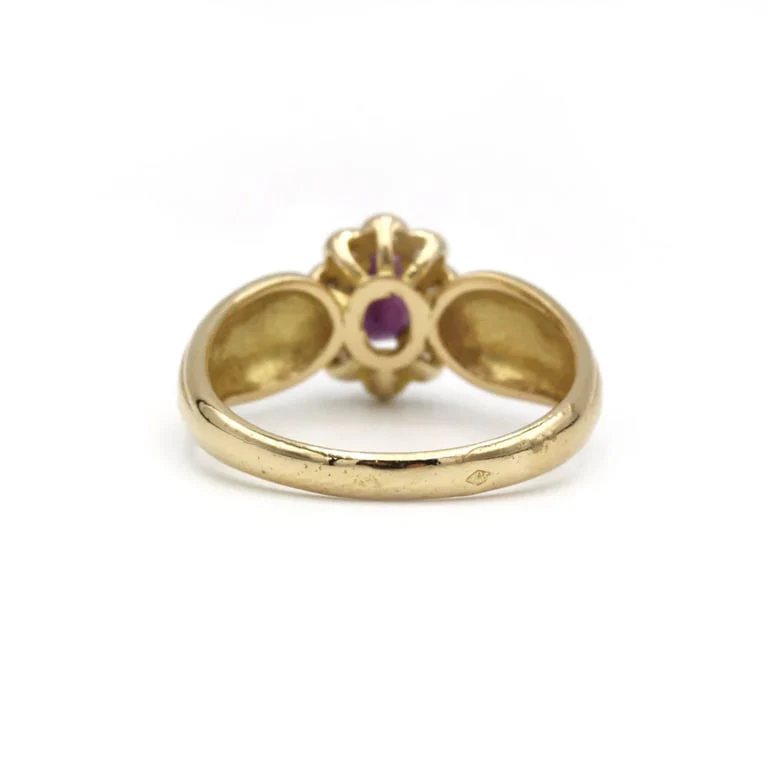 Ring - Yellow gold, Diamonds & Rubies - Image 3