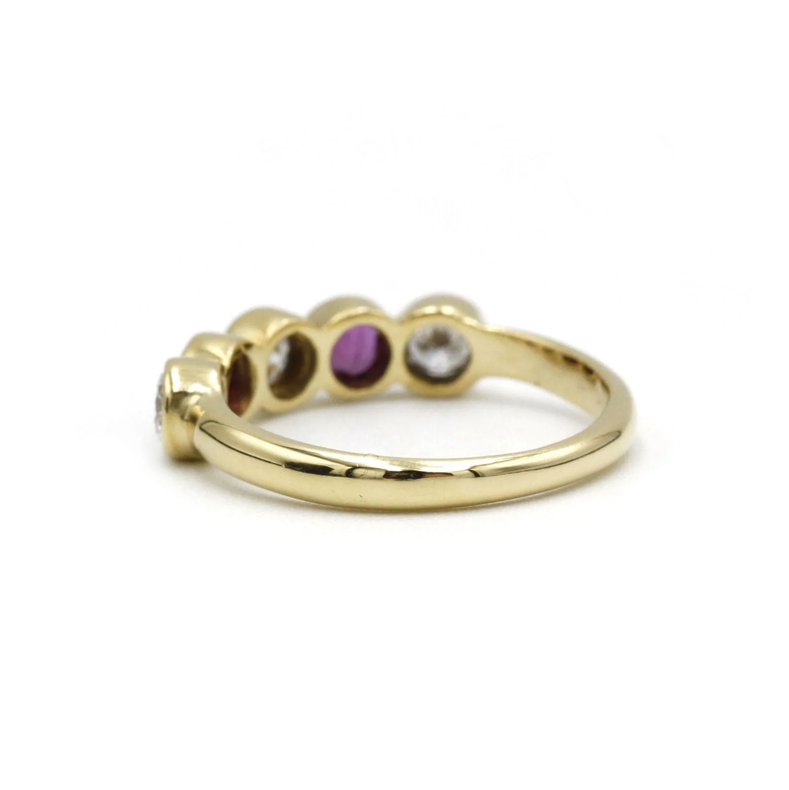 Gold, diamond and ruby ring - Image 4