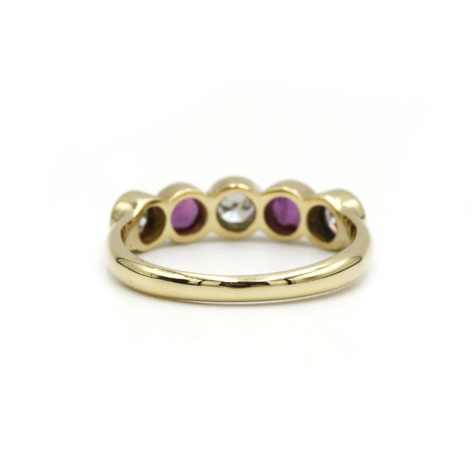 Gold, diamond and ruby ring - Image 5