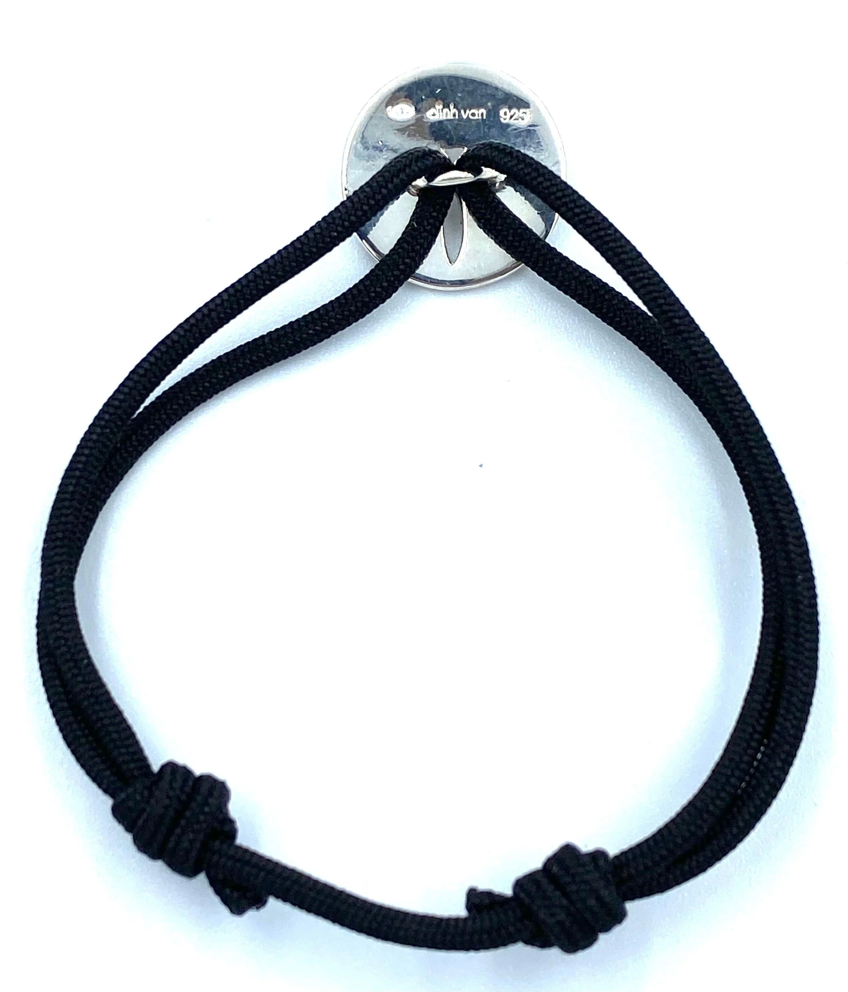 DINH VAN. Cord bracelet and silver - Image 3