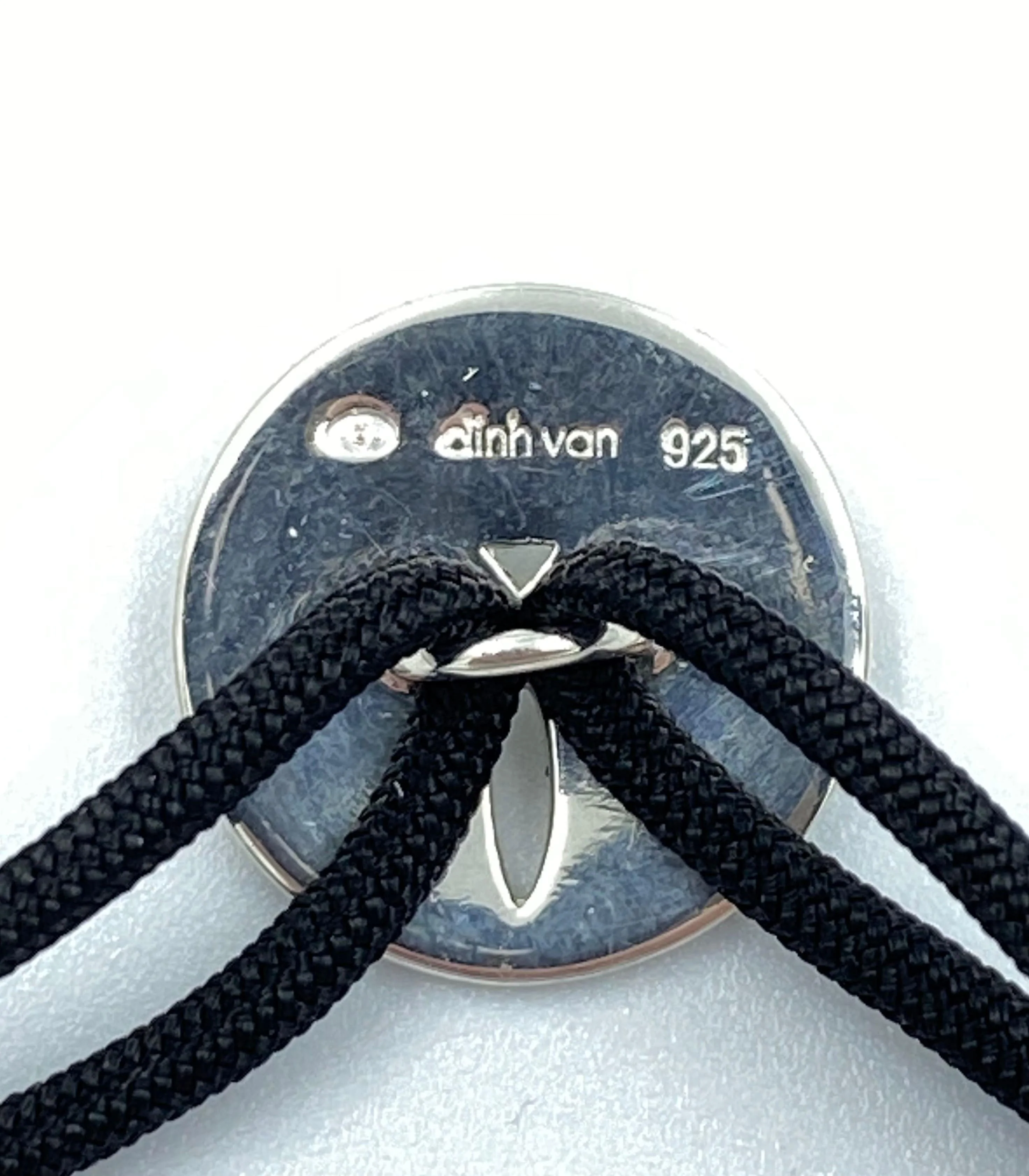 DINH VAN. Cord bracelet and silver - Image 4