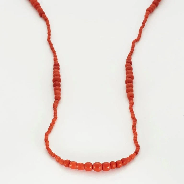 Coral long necklace - Image 4
