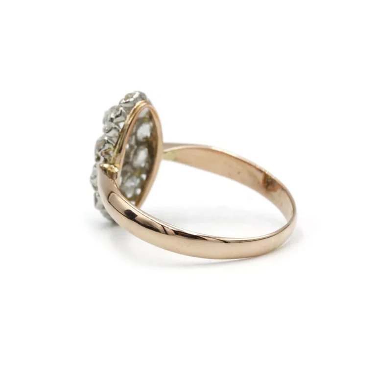 Ring - Rose Gold platinum & diamonds - Image 5