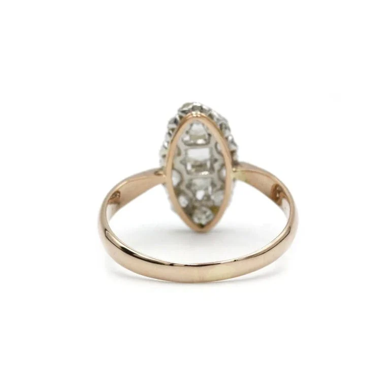 Ring - Rose Gold platinum & diamonds - Image 6