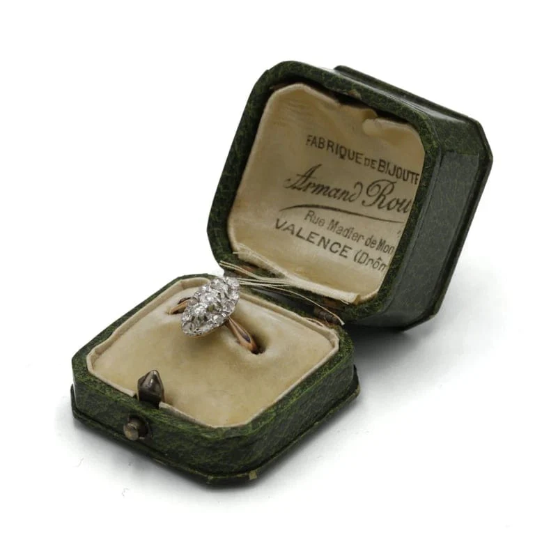 Ring - Rose Gold platinum & diamonds - Image 7