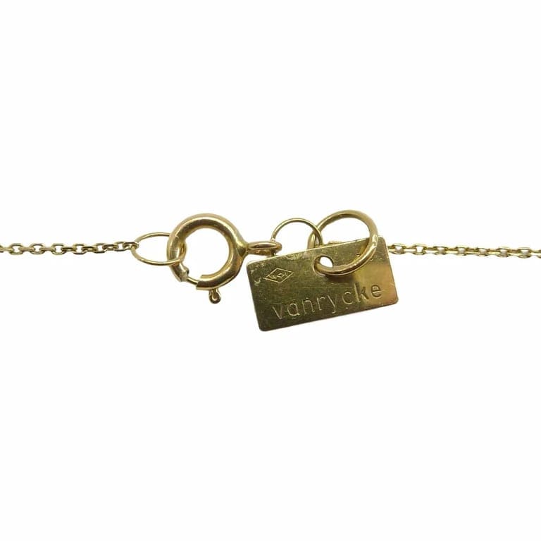 Vanrycke necklace with initial alphabet pendant - Image 3