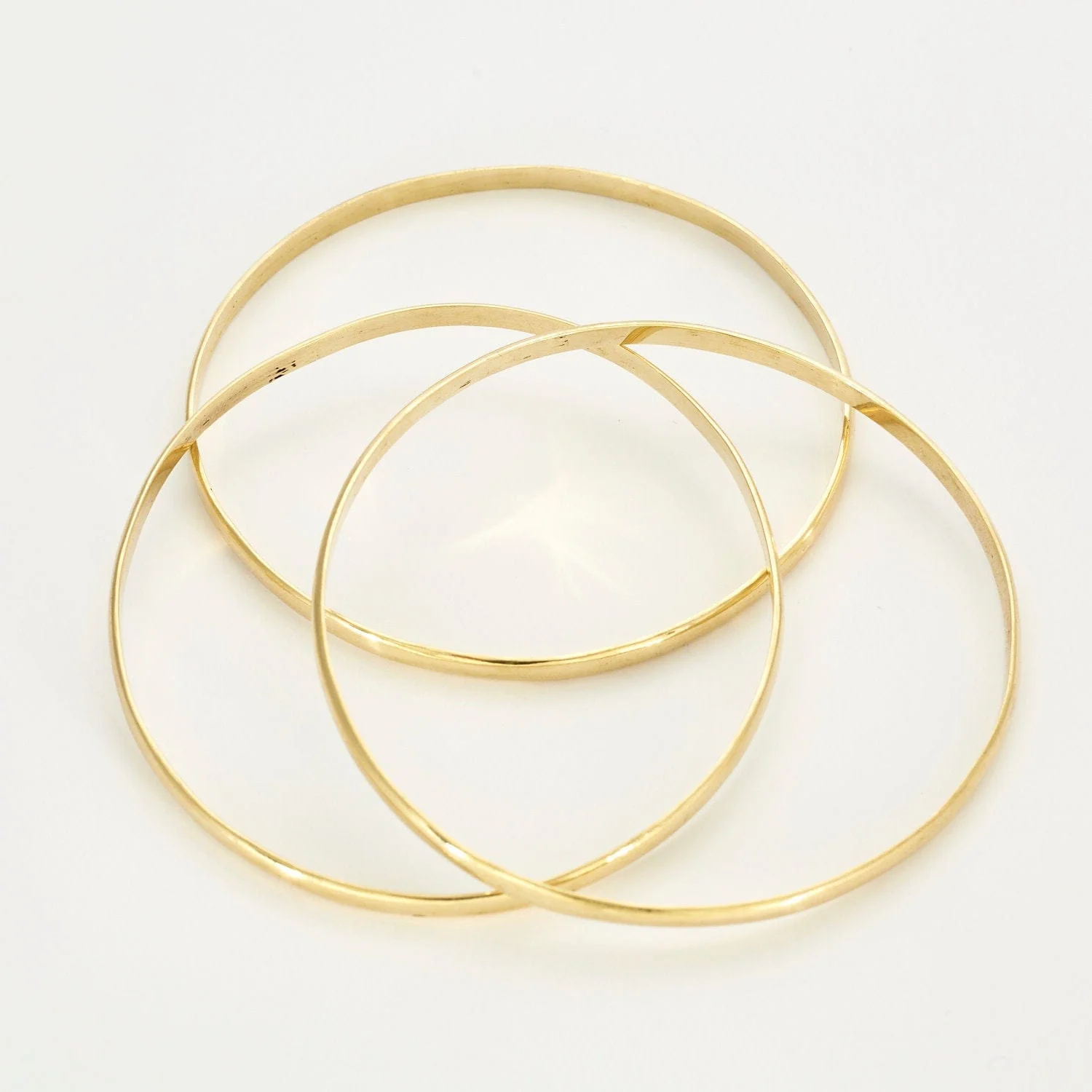 Yellow gold bangle bracelet - Image 4