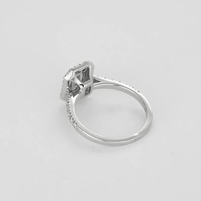Ring Solitaire Illusion white gold - Image 5