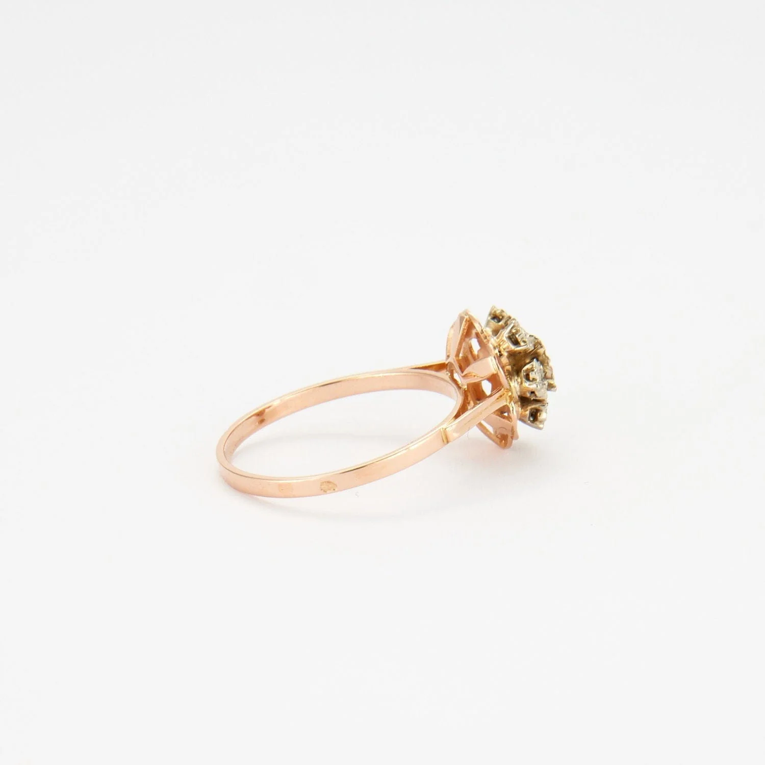 Diamond flower ring - Image 5