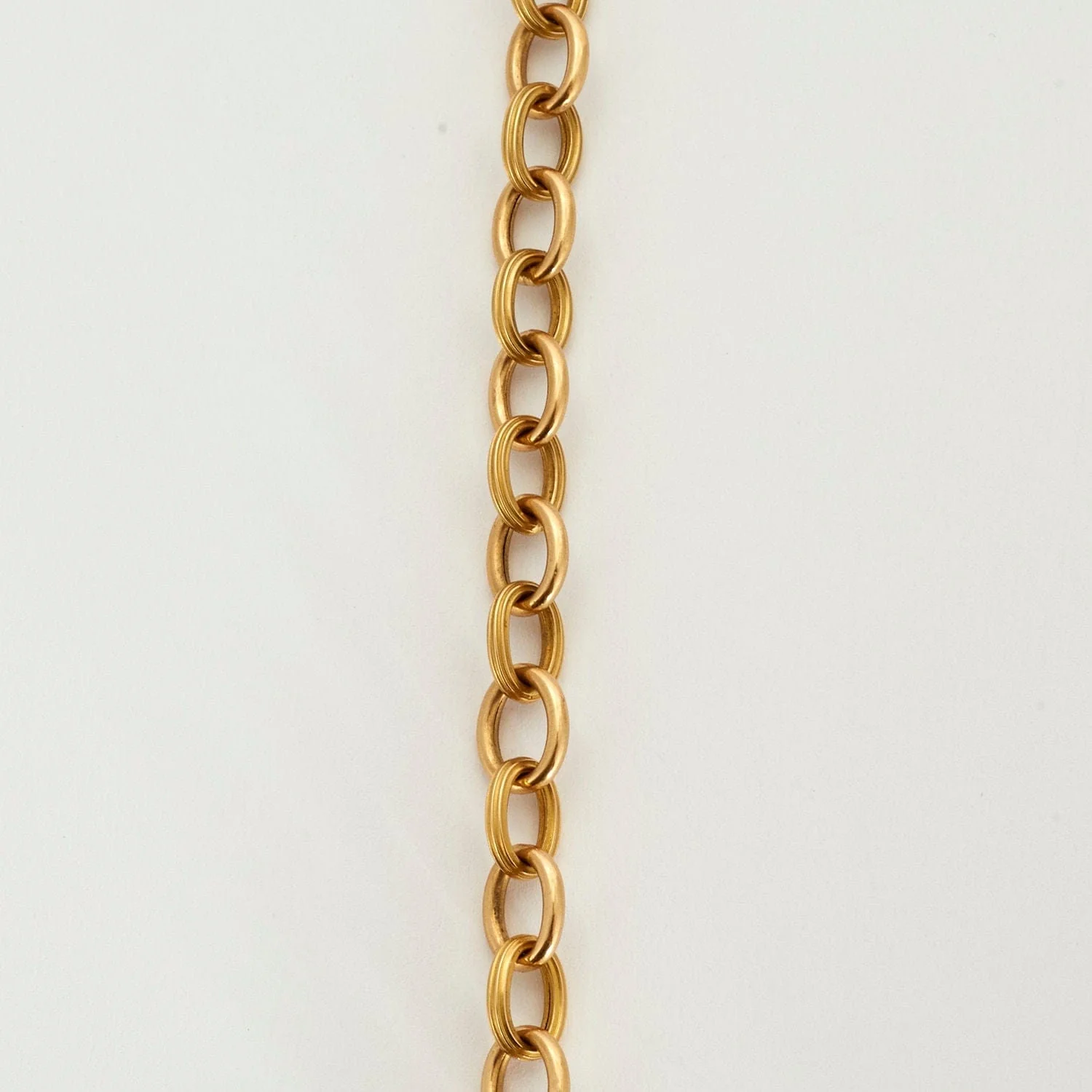 Yellow gold necklace bracelet set - Image 3