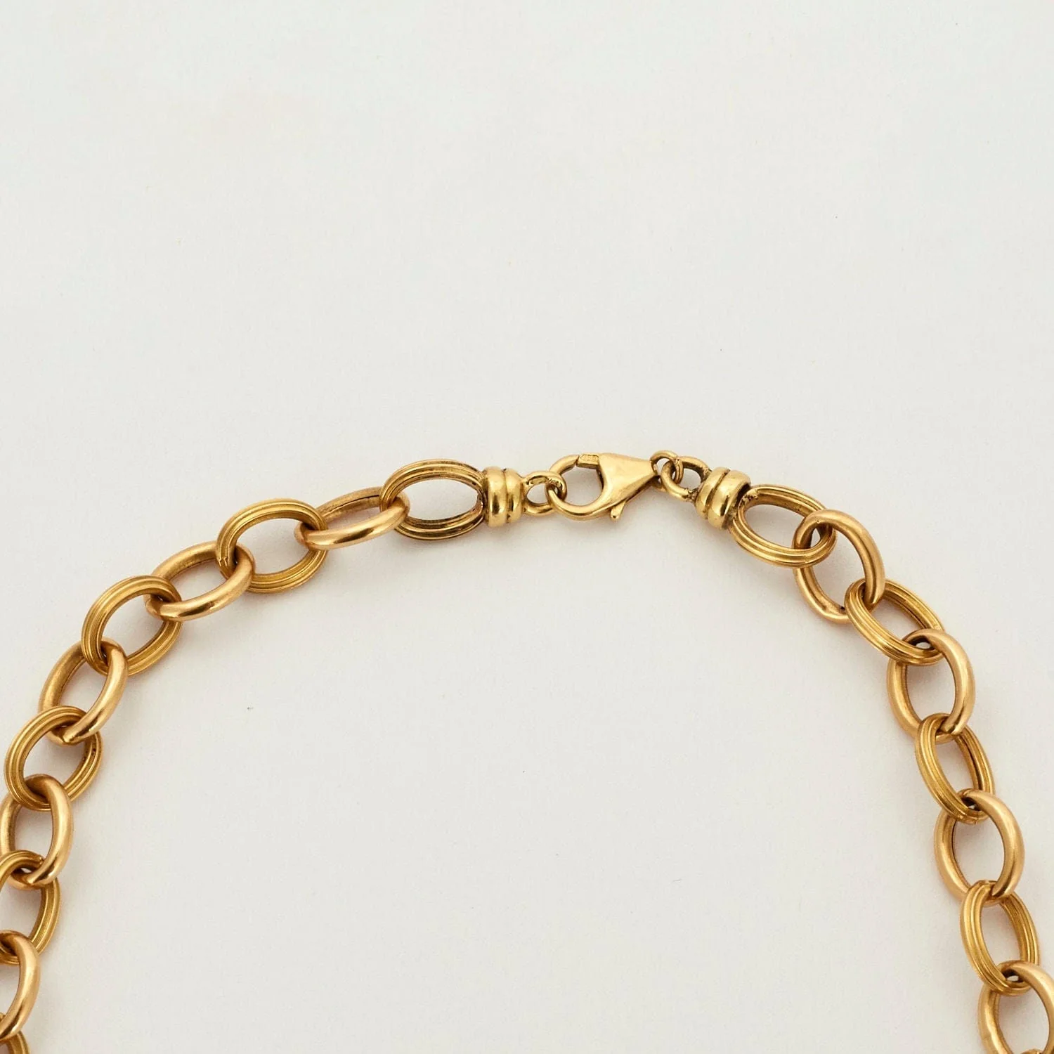 Yellow gold necklace bracelet set - Image 7