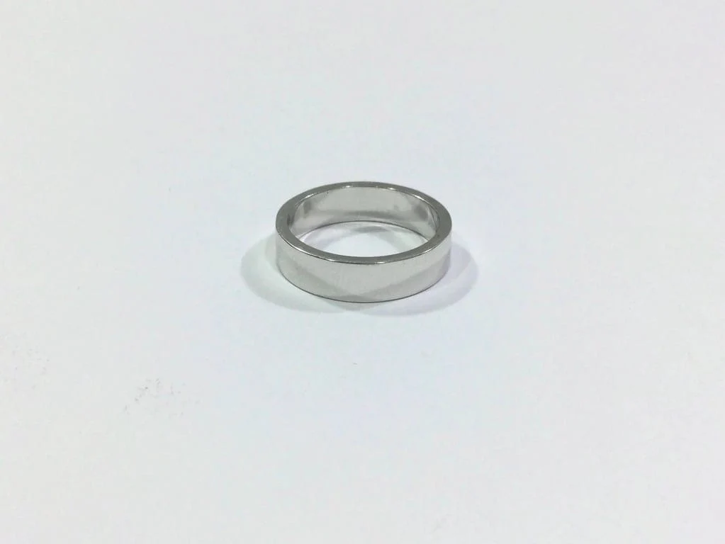 Wedding Ring In White Gold - Image 10