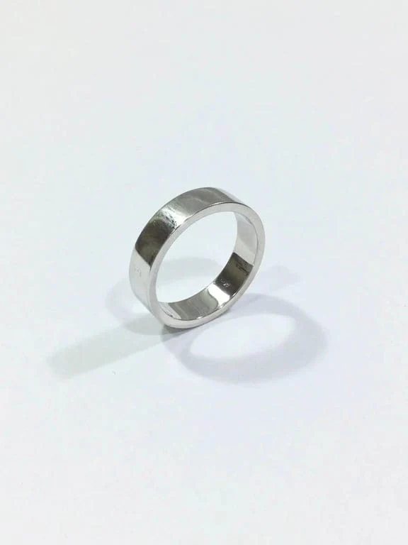 Wedding Ring In White Gold - Image 4