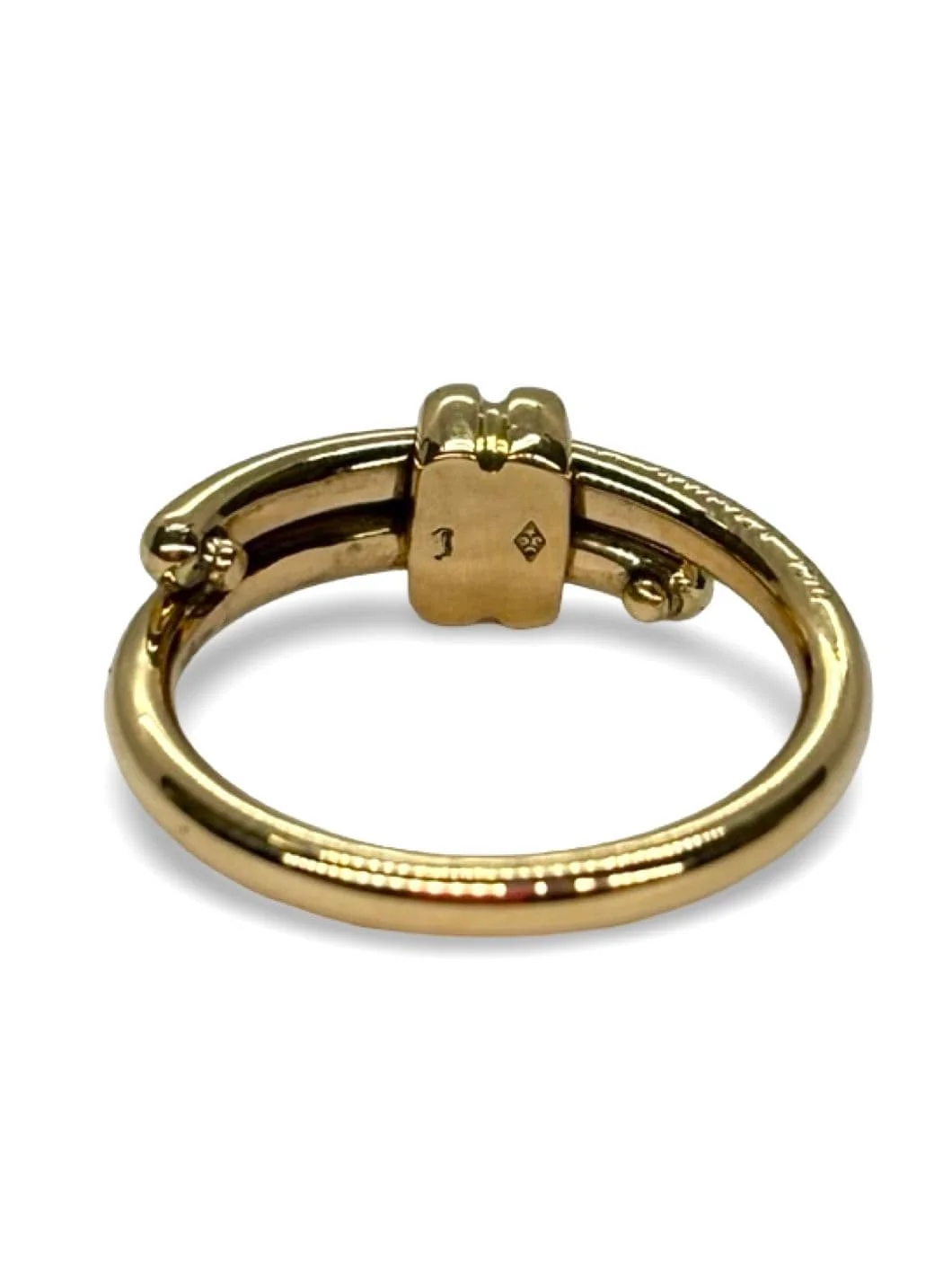Ring branded Chaumet yellow gold  - Image 5