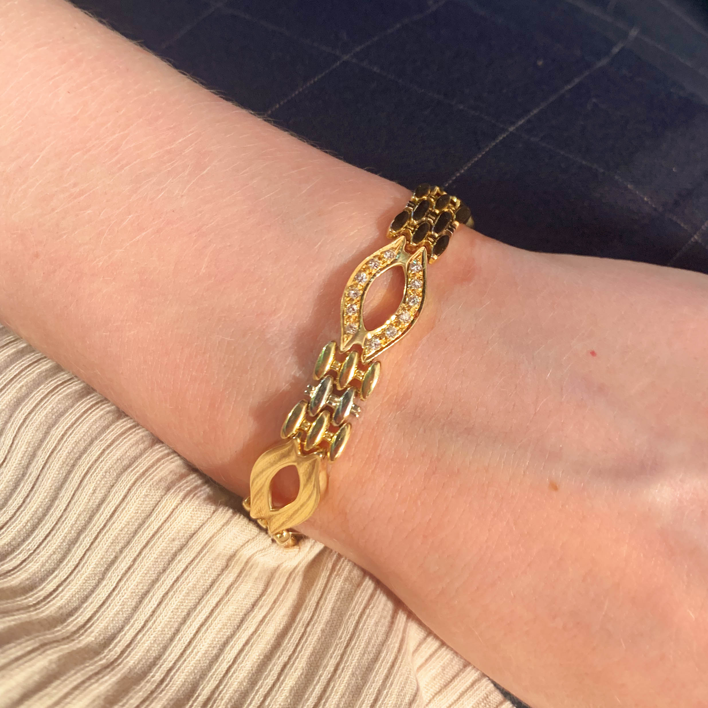 Bracelet Yellow gold Diamonds - Image 2