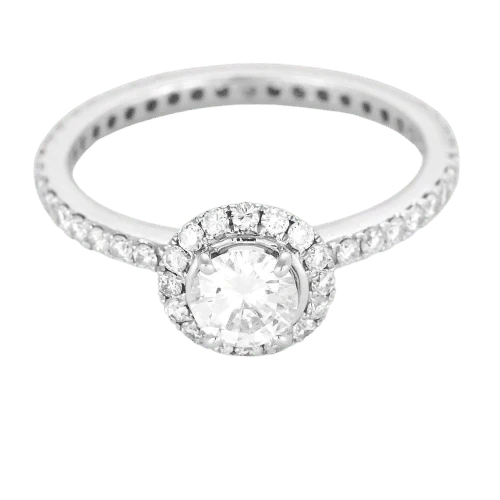Solitaire Yellow gold or white gold 