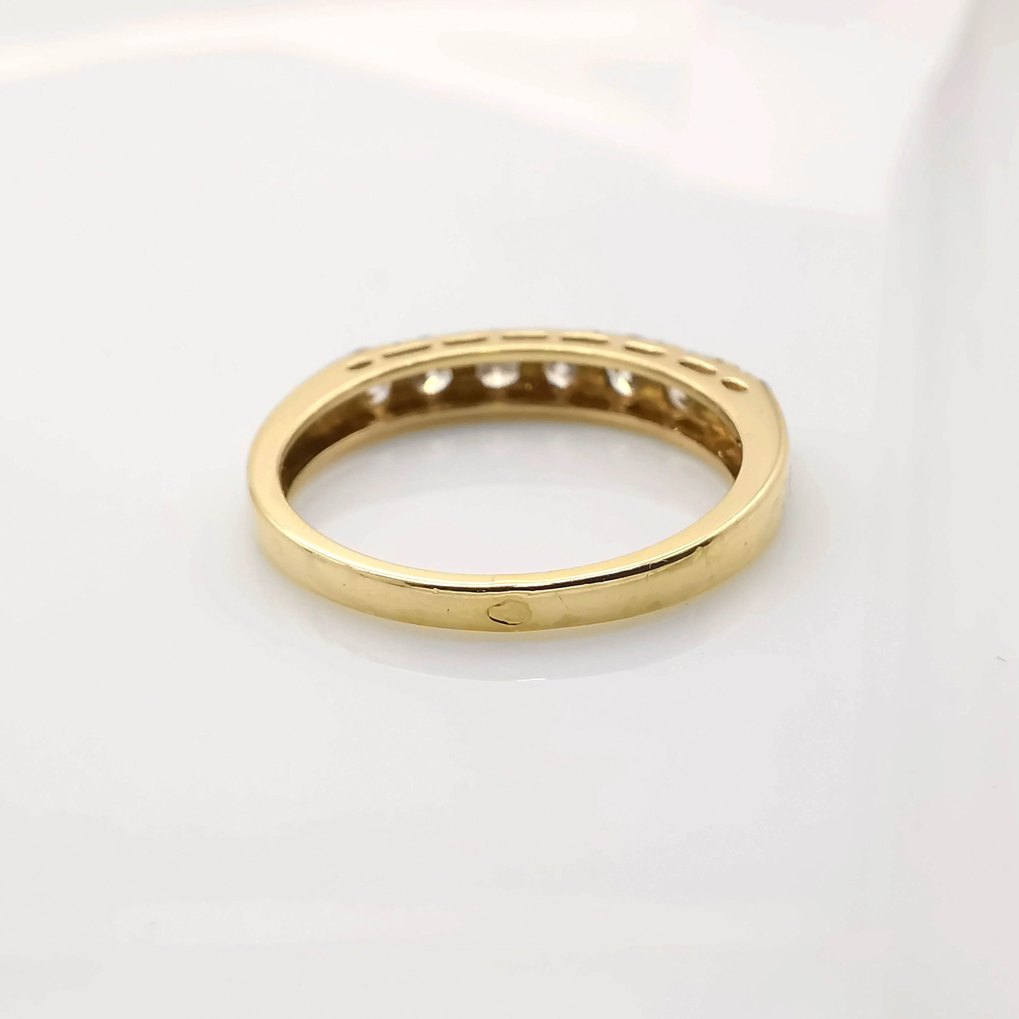 Yellow gold and diamond ring - Image 10
