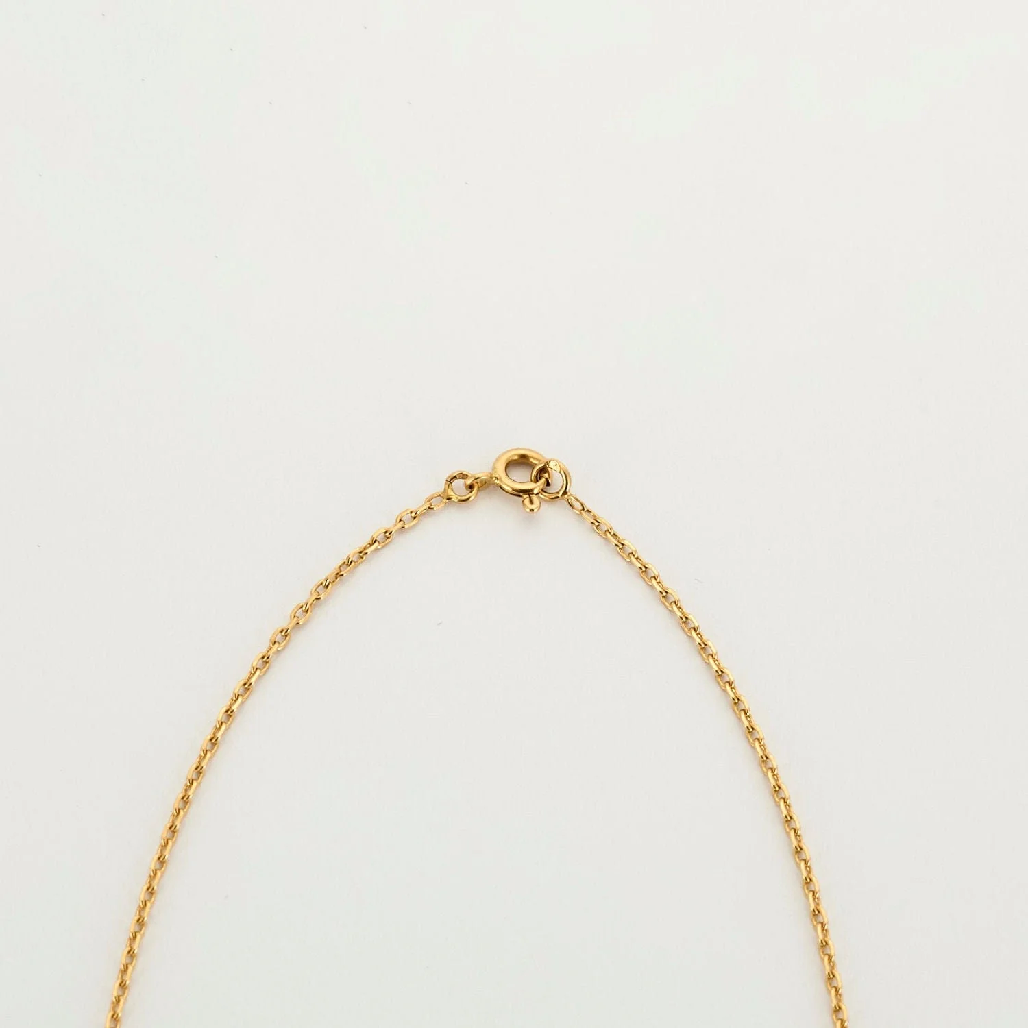 Yellow gold forced chain necklace - Image 4