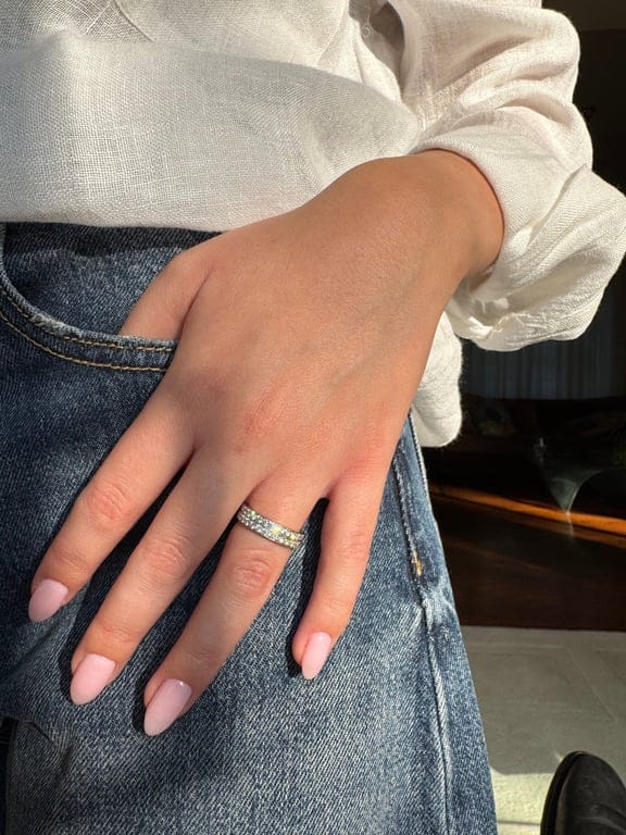 Ring - White gold and diamonds - Image 2