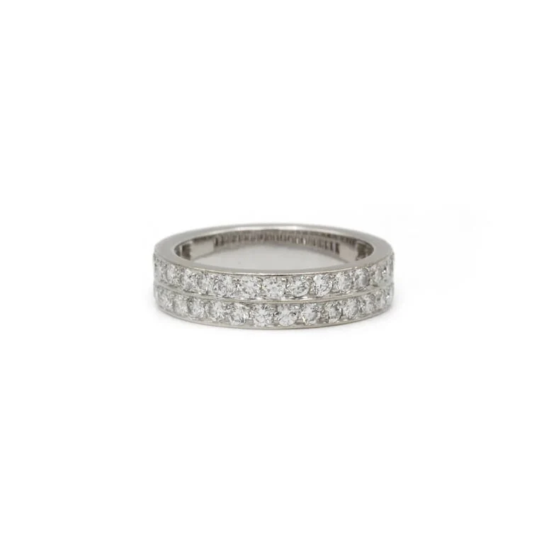 Ring - White gold and diamonds - Image 3