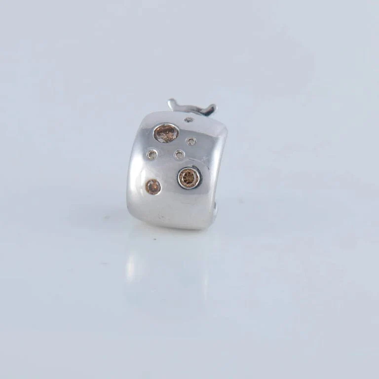 Poiray Brown Diamond Earrings - Image 6