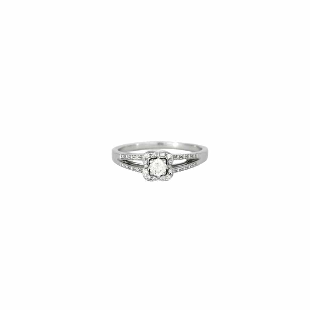 MAUBOUSSIN - White gold diamond solitaire
