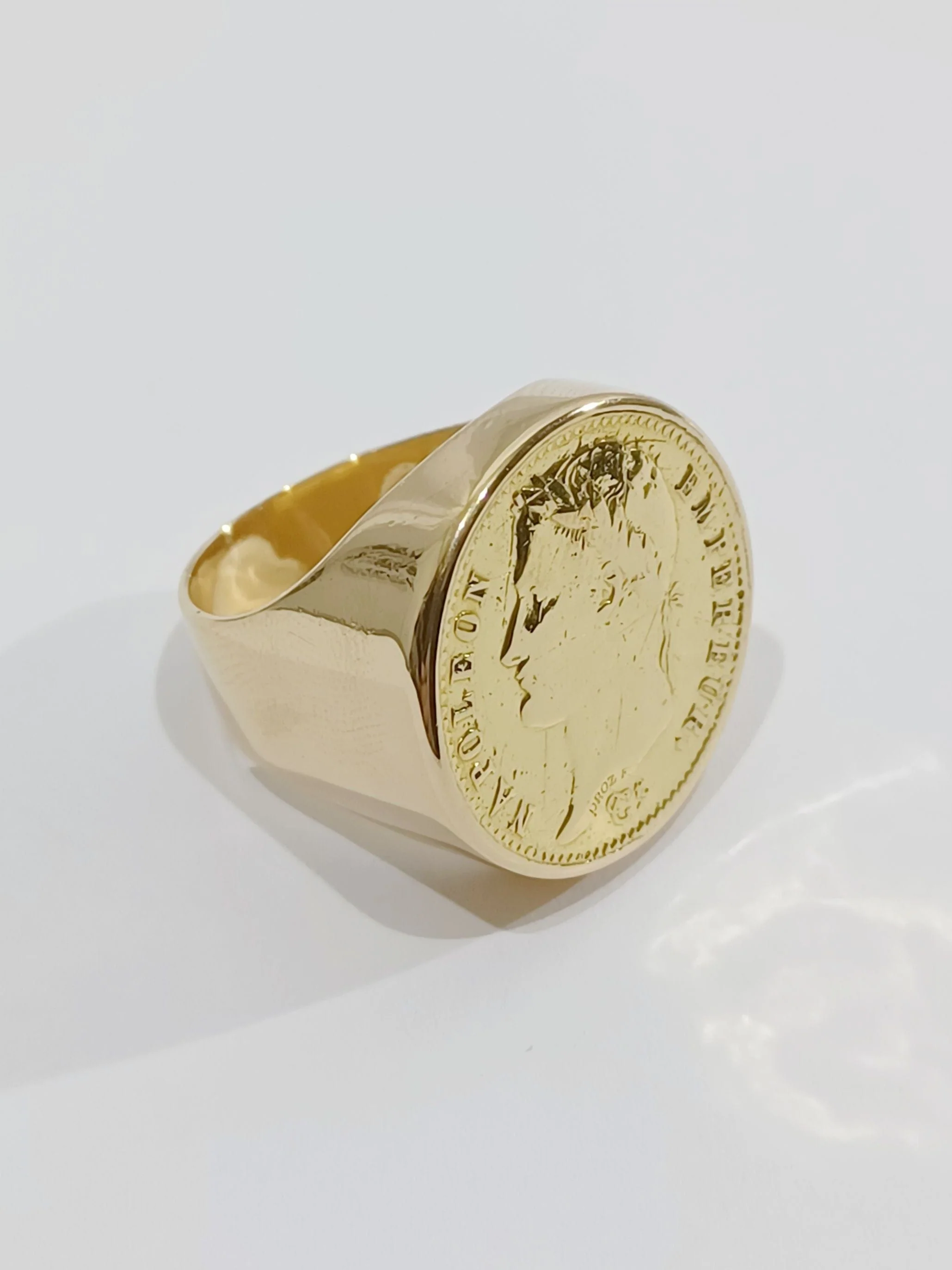 Napoleon III Yellow Gold Ring - Image 10