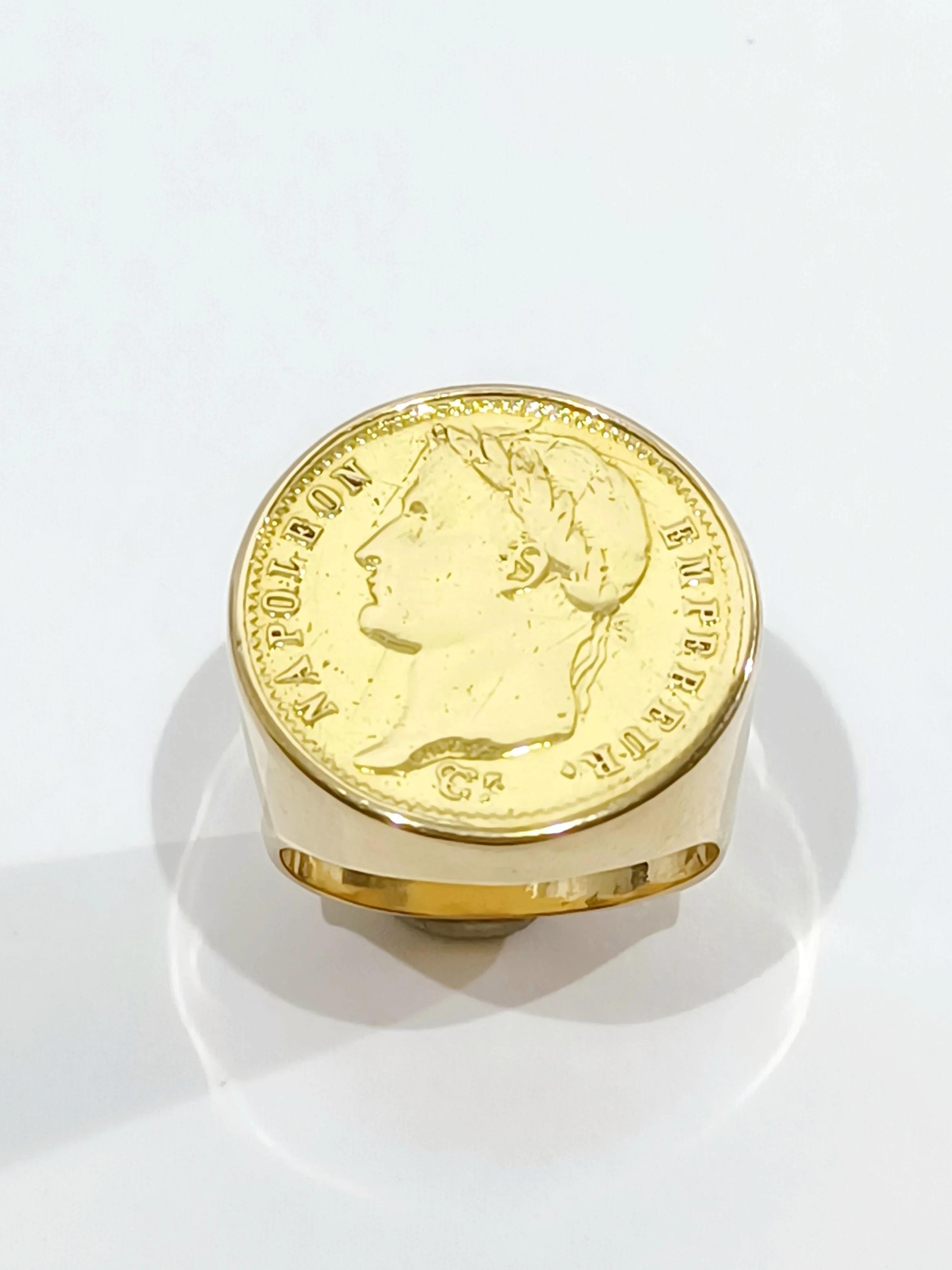 Napoleon III Yellow Gold Ring - Image 12