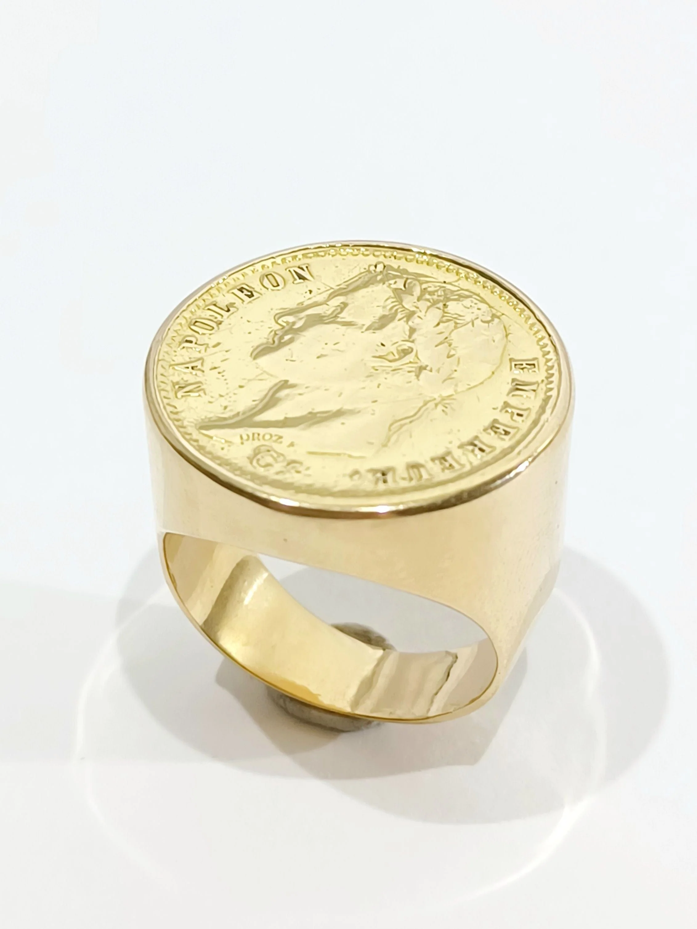 Napoleon III Yellow Gold Ring - Image 13