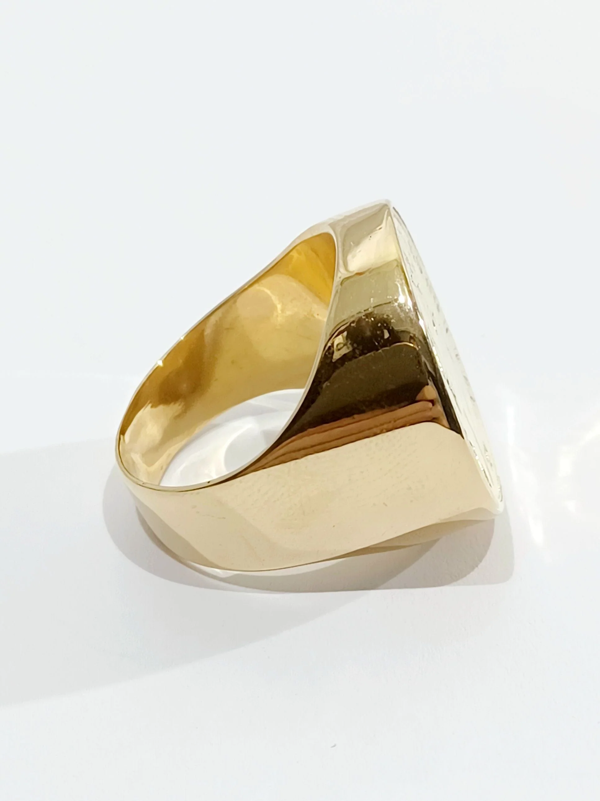 Napoleon III Yellow Gold Ring - Image 14