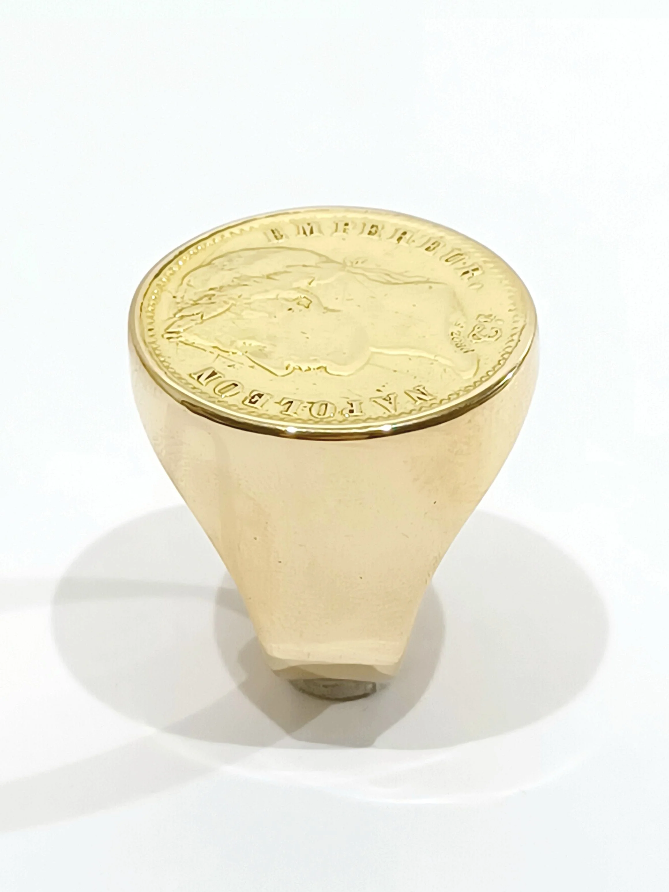 Napoleon III Yellow Gold Ring - Image 4