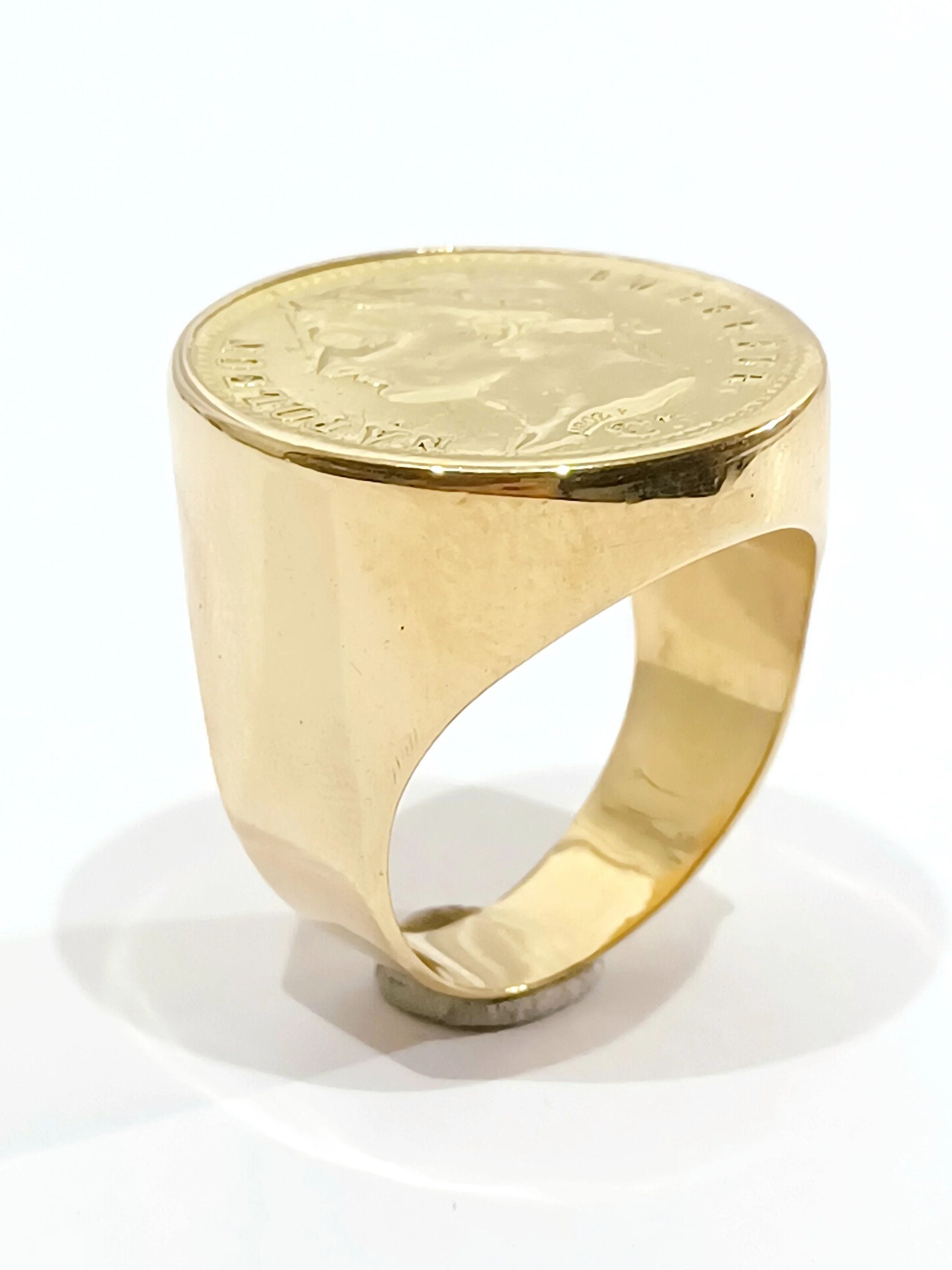 Napoleon III Yellow Gold Ring - Image 5