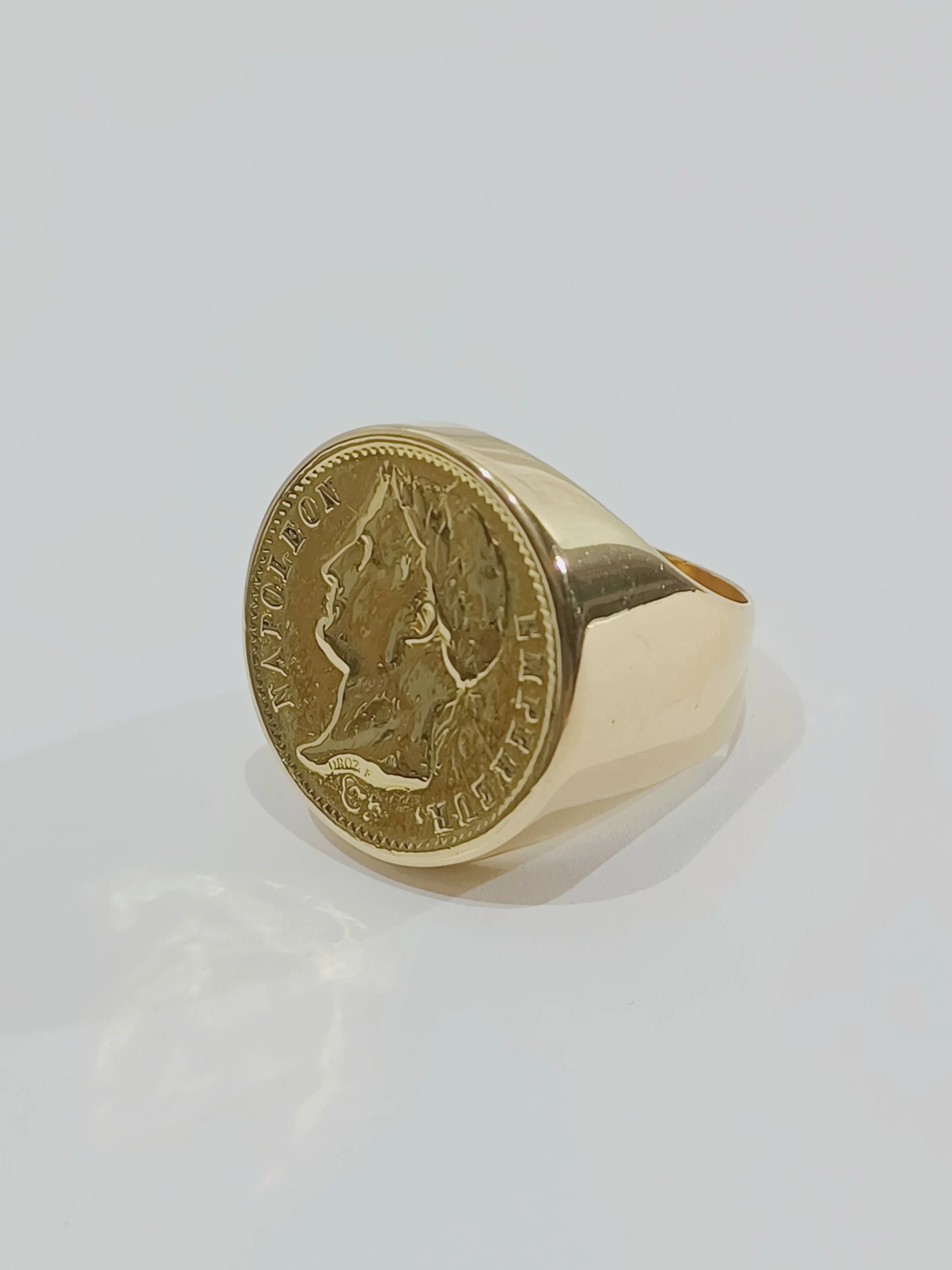 Napoleon III Yellow Gold Ring - Image 6