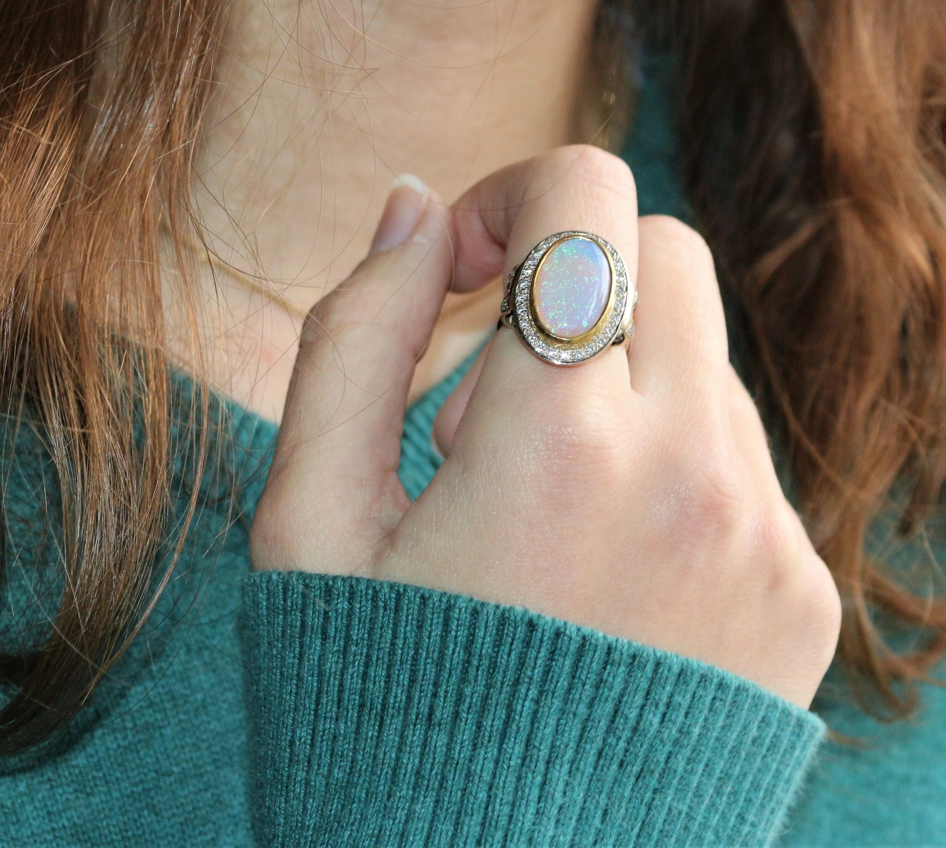 ART DECO OPAL ring - Image 6