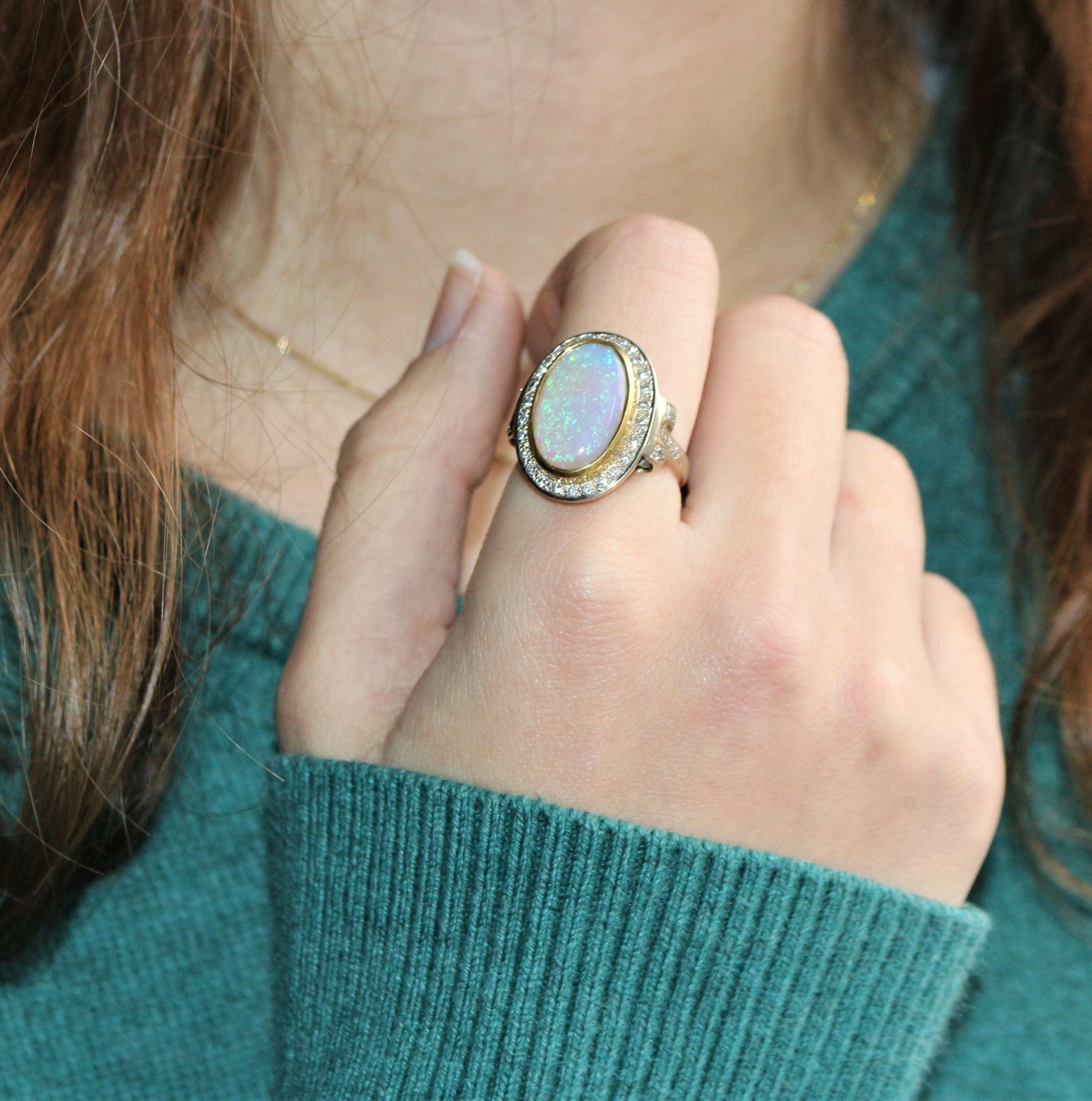 ART DECO OPAL ring - Image 7