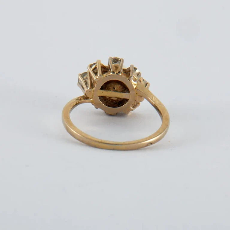 Diamond Pearl Swirl Ring - Image 4