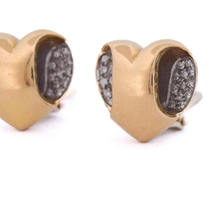 Gold and diamond earrings '60 - Image 5