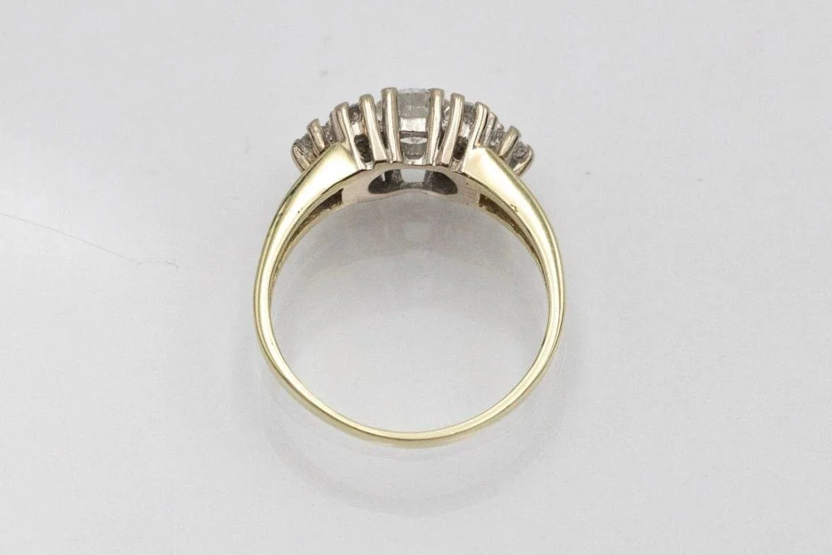 Bague en or bicolore avec diamants  - Image 6