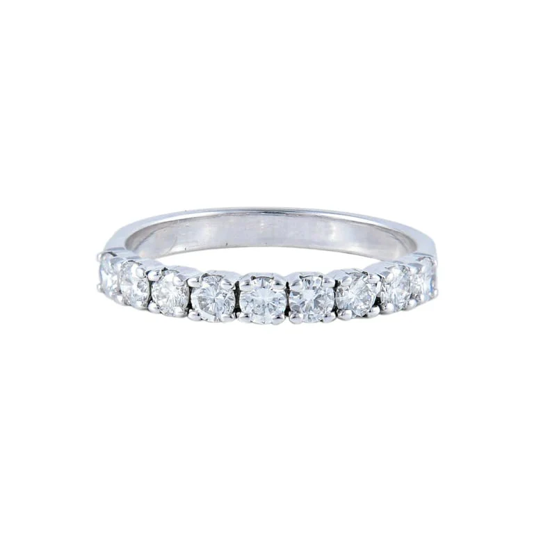 Diamonds half wedding ring