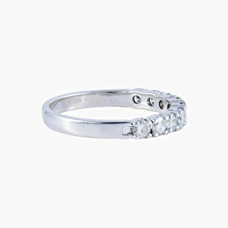 Diamonds half wedding ring - Image 7