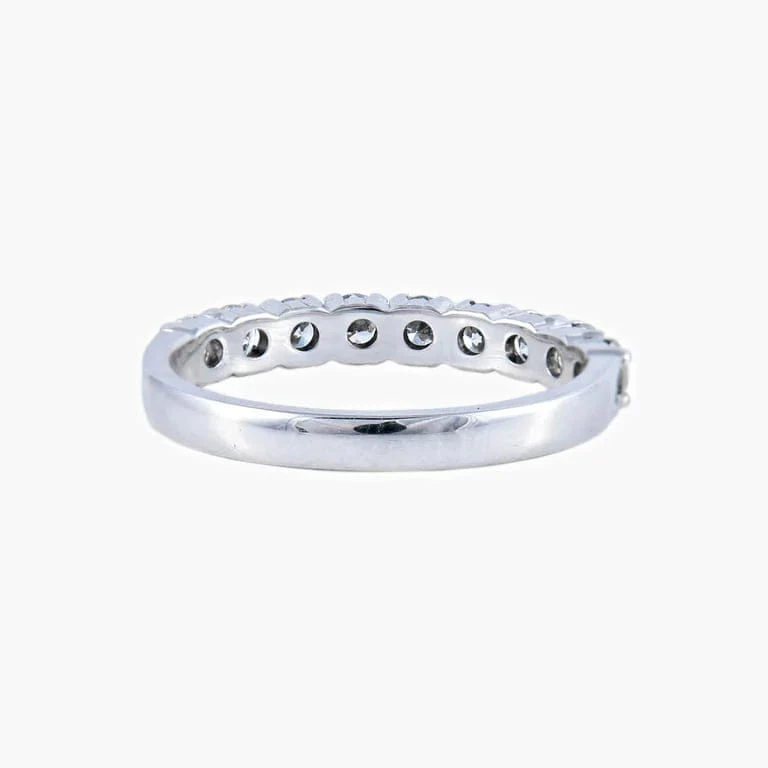 Diamonds half wedding ring - Image 8
