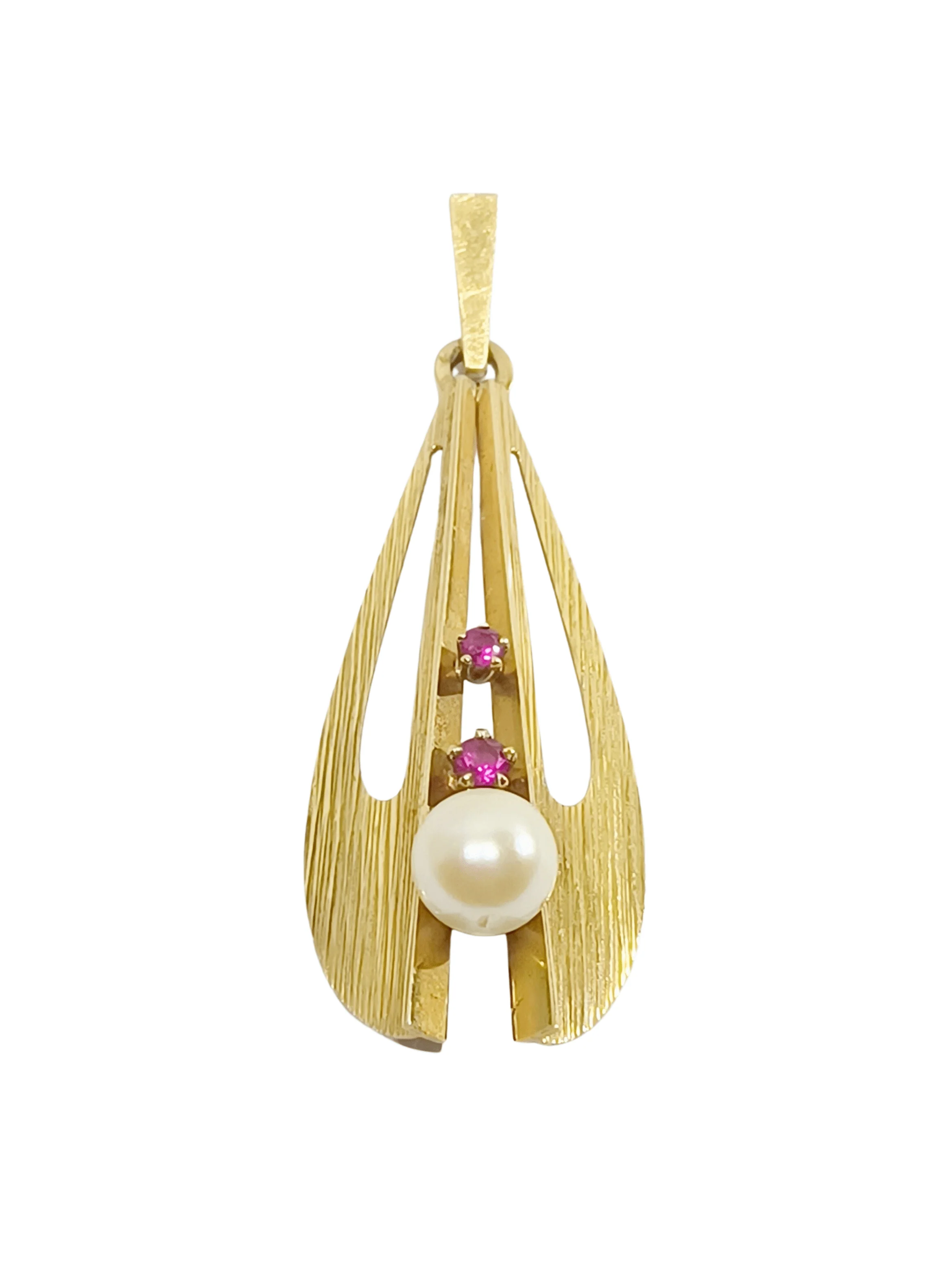 Gold Pendant Art Deco