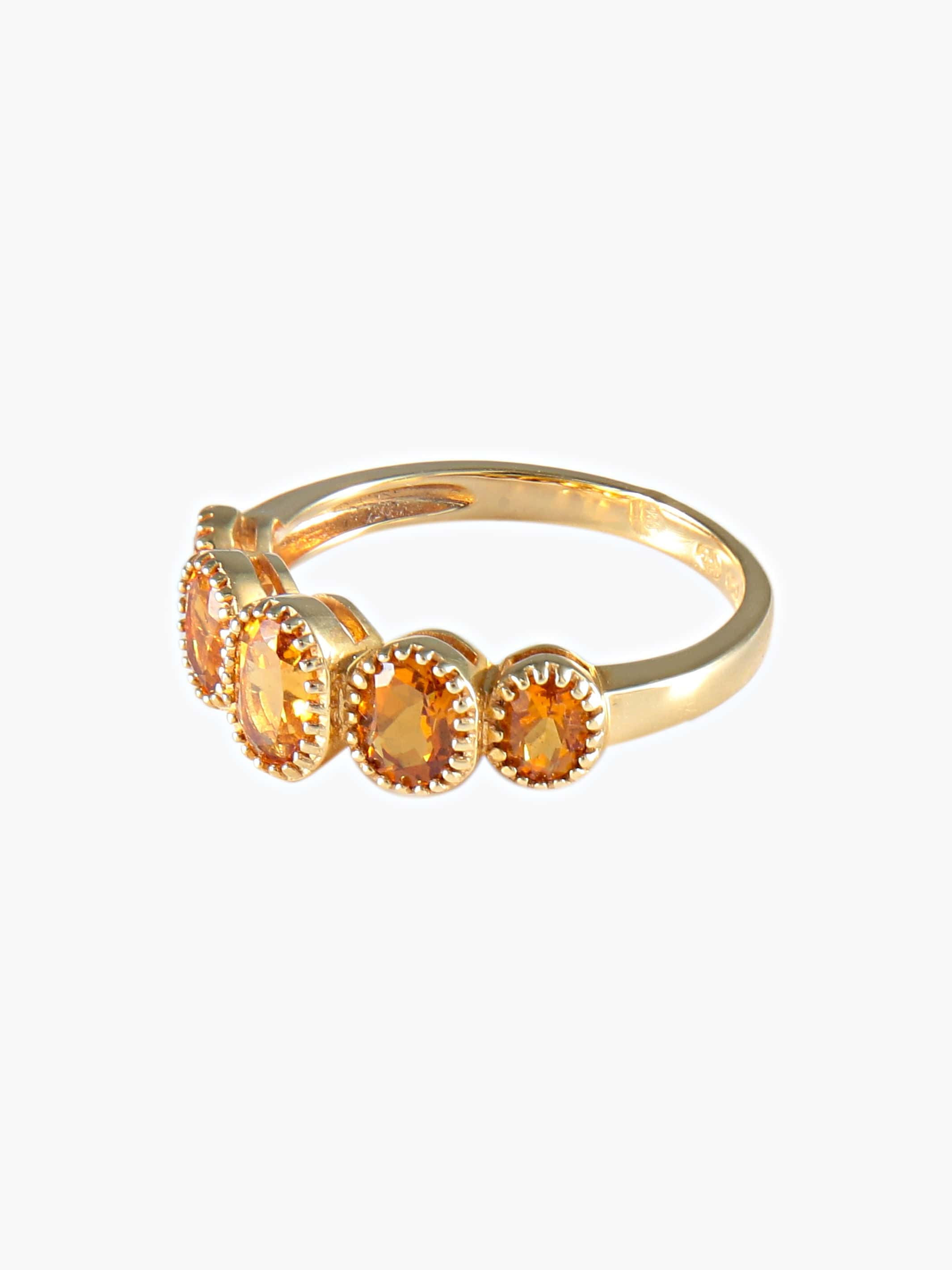 Honey Citrines Ring - Image 3