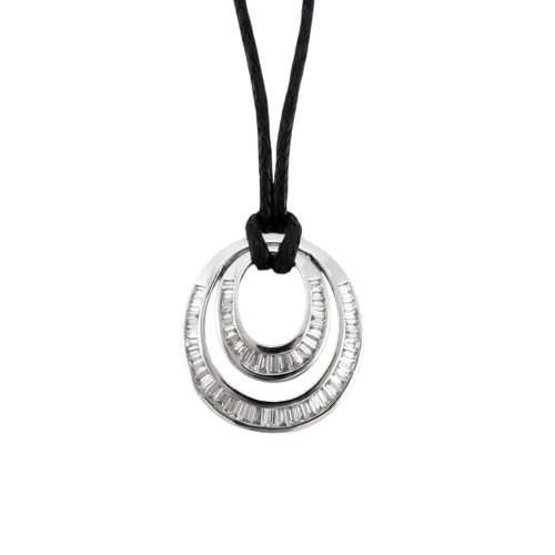 Baguette Diamond Pendant