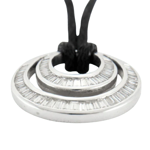 Baguette Diamond Pendant - Image 6