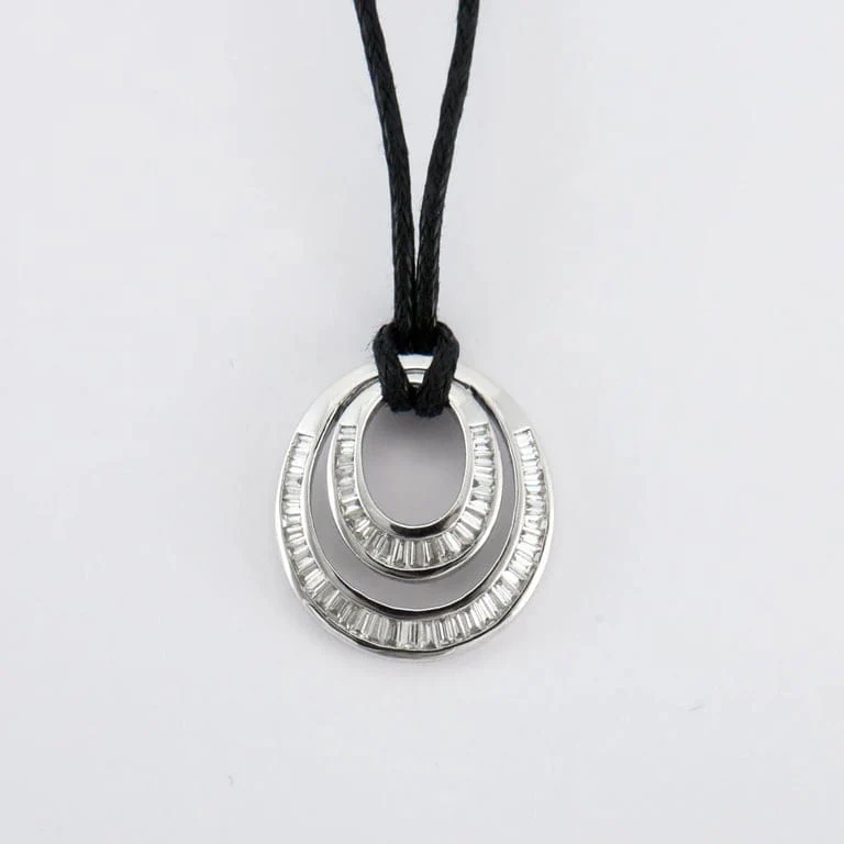 Baguette Diamond Pendant - Image 7