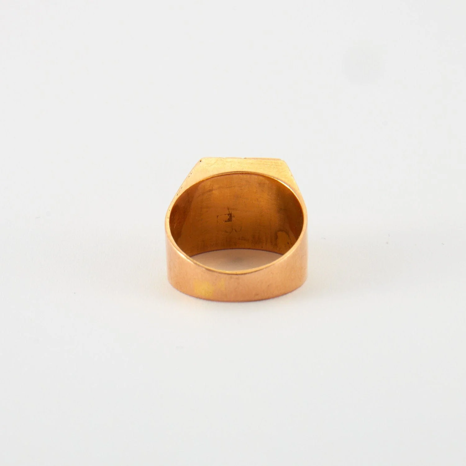 Yellow Gold Signet Ring - Image 5