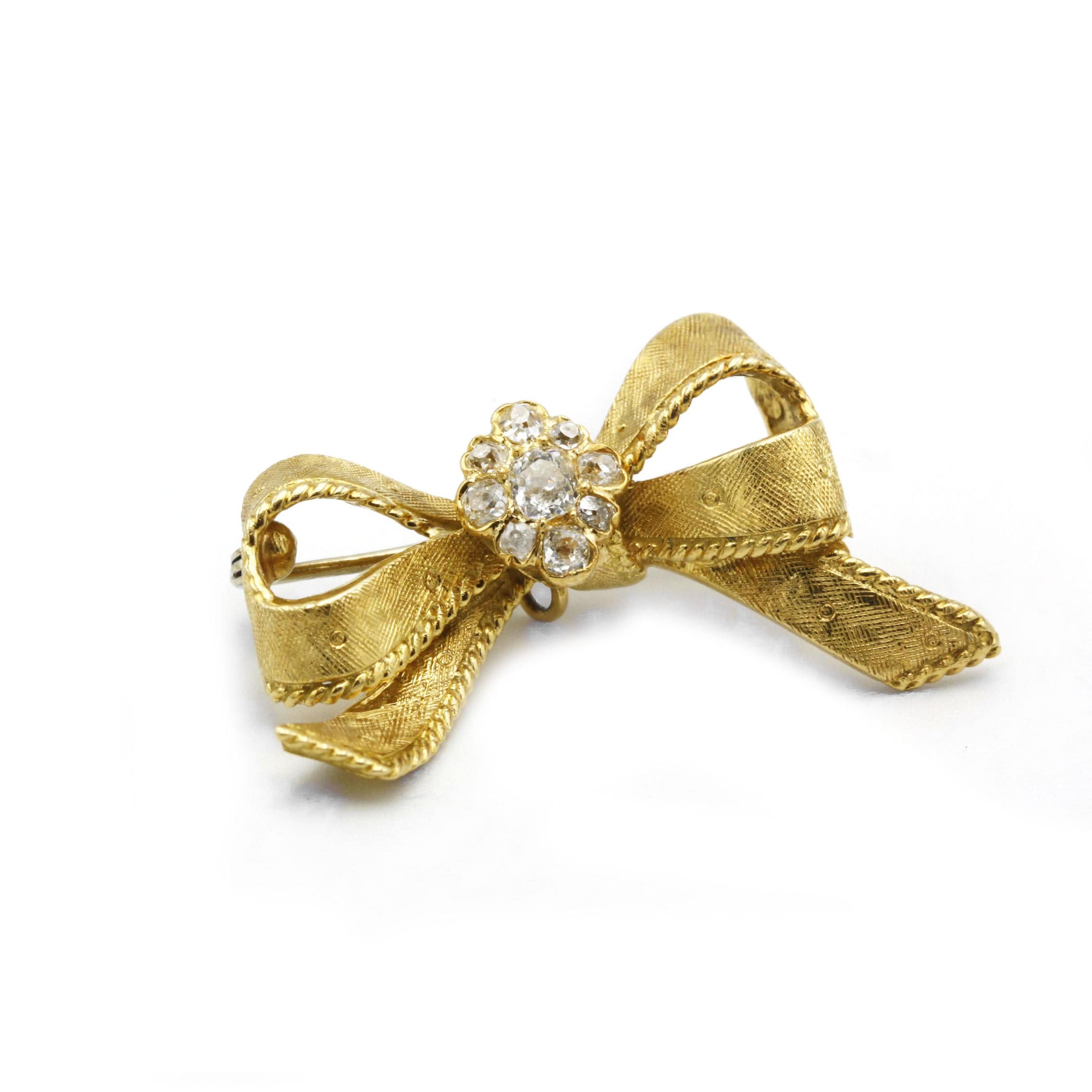 Brooch - Gold & diamonds