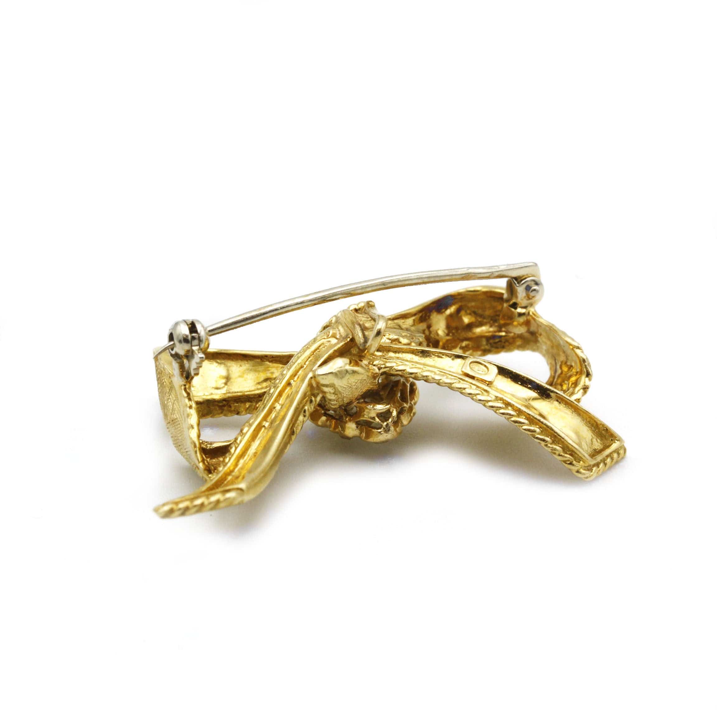 Brooch - Gold & diamonds - Image 2